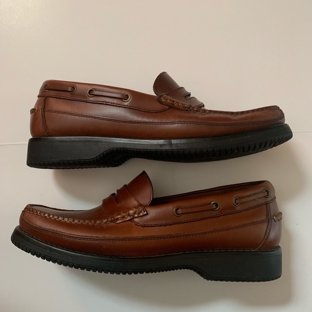 Steve Madden Leather Boat Shoes 10.5